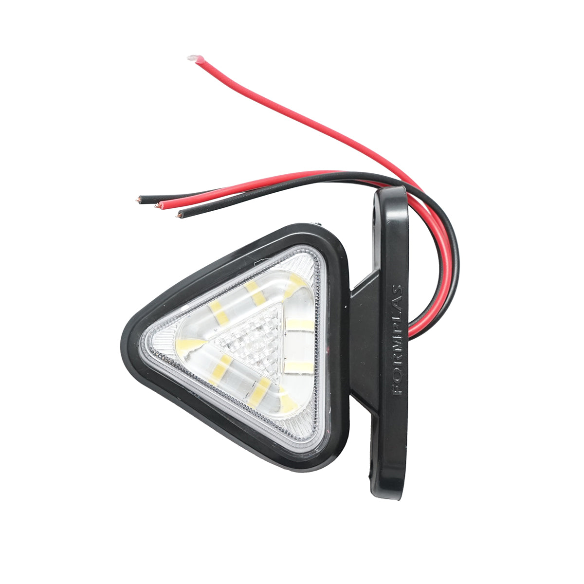 Triangular LED side marker lamp 12-24V, white-red FR0101 Breckner Germany